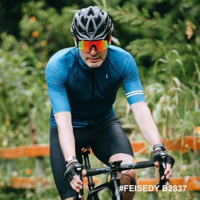 Lunettes De Cyclisme Coupe-vent Pour Hommes - Protection UV, Anti-choc, PC, Design Enveloppant