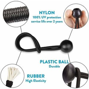 Clips Pour Cordon élastique 5 Pièces – Pour Tente, Bateau, Camping-car, Tout Neuf !