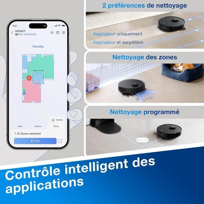 Ecovacs Deebot N20 Pro Plus : Une Station Avec Vidange Automatique Sans Sac