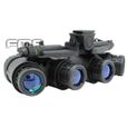 Le noir - casque tactique GPNVG, 18 lunettes de Vision nocturne, modèle NVG, Airsoft tactique-0