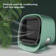 Refroidisseur D'air Portable USB Ventilateur Climatiseur Mobile 7 LED Couleurs pour Maison Bureau Vert