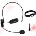 2.4G sans fil pince à cravate microphone MIC téléphone mobile micro Erhu ramassage (noir)   CASQUE - ECOUTEURS-0