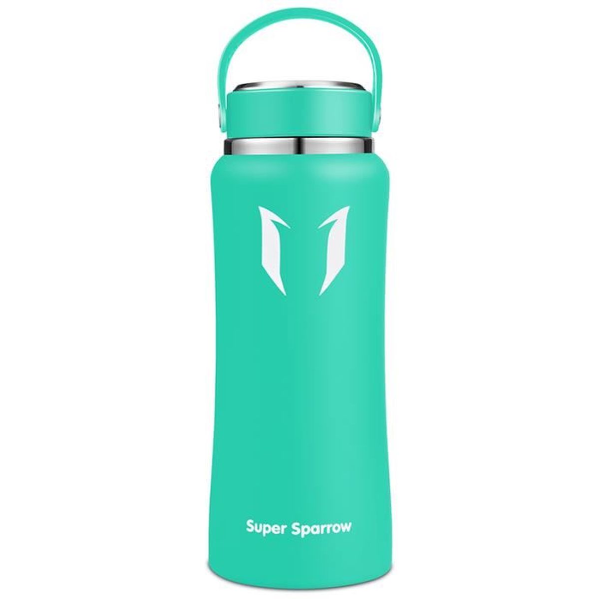 Gourde Sport Super Sparrow Tritan – Bouteille Eau 1L, Vert, Pour Running, Gym, Rando, école, Bureau