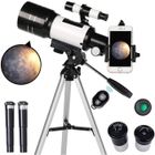 LOVEBAY Telescope astronomique enfant adulte monoculaire professionnel 30070 + Support de téléphone portable 30070 15X-150X