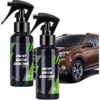 Spray de revêtement céramique pour voitures, Agent de nettoyage pour la remise à neuf de l'extérieur, Revêtement Nano Plastique