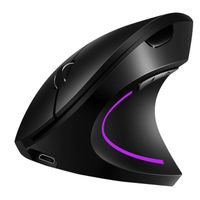 Souris ergonomique Logitech Souris de souris sans fil Bluetooth Souris verticale rechargeable compatible toutes sortes