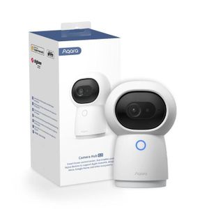 CAMÉRA DE SURVEILLANCE Aqara G3 Caméra de surveillance intérieure ,2K Vue 360°Box domitique Télécommande Infrarouge Fonctionne avec HomeKit /Alexa/IFTTT