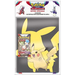 CARTE A COLLECTIONNER Cartes Pokémon - Pack Portfolio 180 + Booster EV01