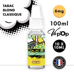 Cigarette électronique 6mg tabac recharge