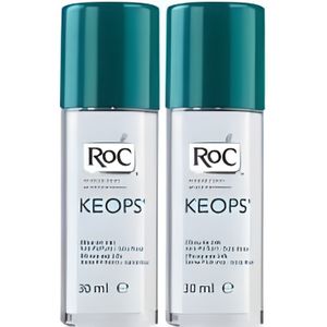 DÉODORANT RoC Keops Déodorant Roll On 48h Lot de 2 x 30ml