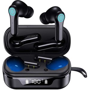 OREILLETTE BLUETOOTH Ecouteur Bluetooth, Écouteurs sans Fil Bluetooth 5