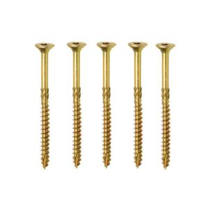 Senmubery 100 Pieces 304HC Vis a tete fraisee a tete hexagonale en acier inoxydable Vis a boulons plats M2 x 5mm