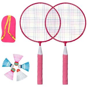KIT BADMINTON 1 ensemble enfants badminton raquette ensemble enfants mini raquettes raquette de badminton sport jouets avec sac de transport int