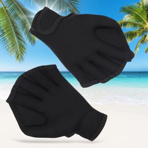 1 paire de gants de natation, palmes de natation pour les mains, peaux de  natation, gants de natation avec peaux de natation, palmes en silicone