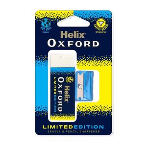 KIT SCRAPBOOKING Helix Oxford Clash Taille-crayon gomme Bleu - 1002
