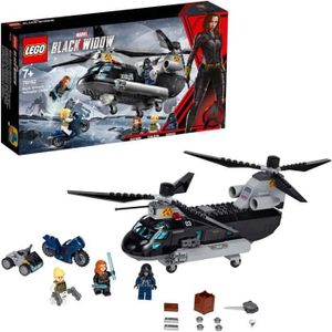 FIGURINE - PERSONNAGE Figurine miniature LEGO La poursuite en hélicoptère de Black Widow