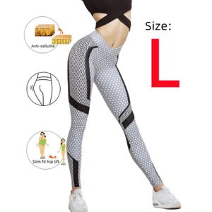 Pantalon de sport,pantalon de sudation pour perte de poids, en néoprène,  amincissant, taille haute, Leggings - Black-3921-b Blanc - Cdiscount Sport