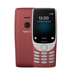 Téléphone portable Nokia 8210 4G (TA-1489) Double Sim Rouge - TA-1489