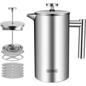 Cafetière à Piston French Press Blumtal 1L Inox - 5 Tasses Double Paroi Isotherme