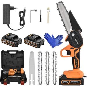 environ 10.16 cm rechargeable appareil sans fil Tronçonneuse Scie Pour Jardin De Coupe Seesii 26 V 4 in
