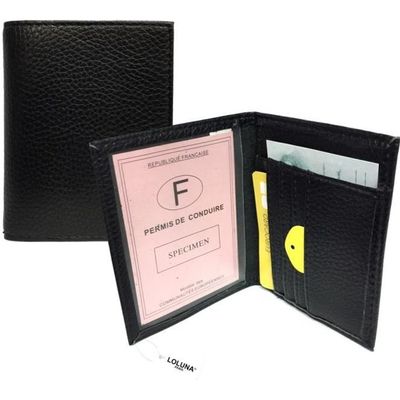 Porte-cartes D'identité Porte-Carte Identité LOLUNA En Cuir