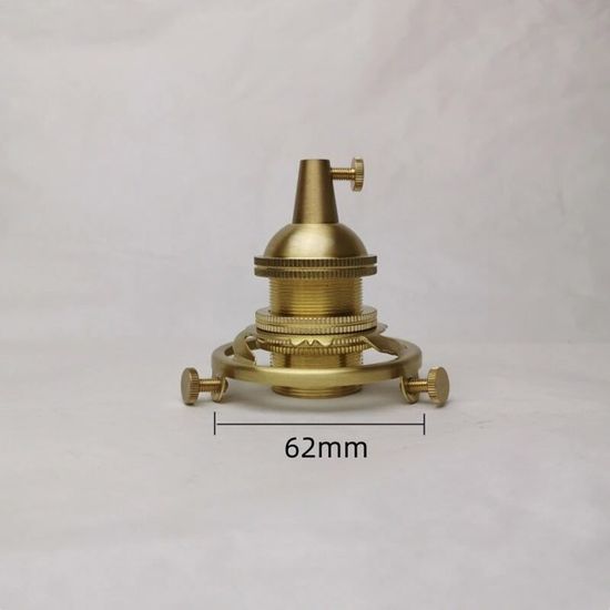 Interrupteur à Tirette Pour Douille E27 - Support Lampe Avec Chaîne - Noir - Pour Plafonnier Ou Suspension