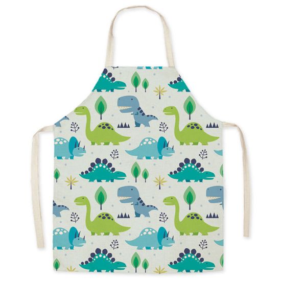 Tablier brodé dinosaure pour enfants : tablier de cuisine chef-osaurus Dino - France