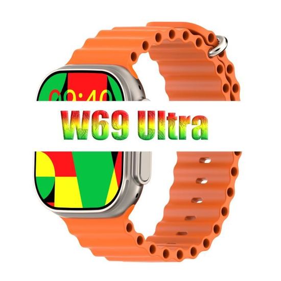 Orange-1 PCS-Corde TRA Microwear Smartwatch pour hommes et femmes, W69 ...