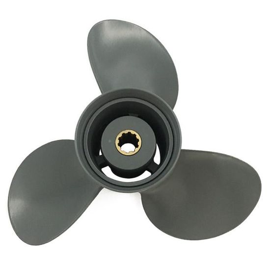 Hélice Aluminium 10 Dents Pour Moteur Hors-bord Yamaha 20-30HP | 9-7/8x9 Pouces, Compatible Modèles 20HP, 25HP, 30HP
