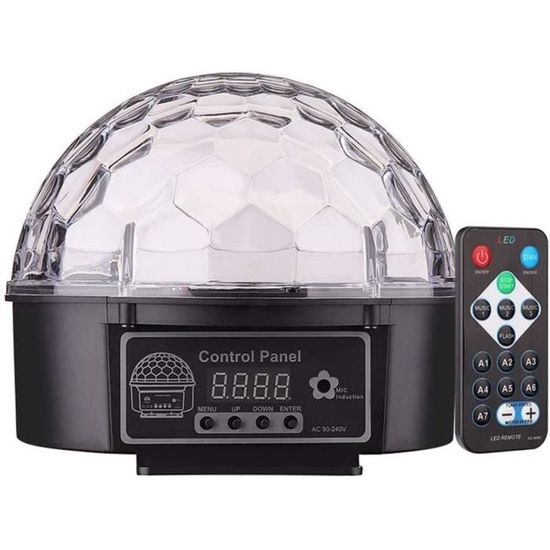 Lumières disco de fête 12 W RVB Boule disco éclairage automatique Lumières stroboscopiques Effet clignotant séquentiel unique pour enfants Festival Naissance Bar Blanc Lumières disco de fête 12 W RVB Boule disco éclairage automatique Lumières stroboscopiques Effet clignotant séquentiel unique pour enfants Festival Naissance Bar Blanc