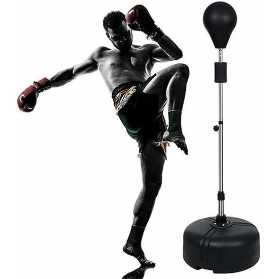 Autoportant Sac De Boxe Gonflable Punching Ball Sur Pied Pour