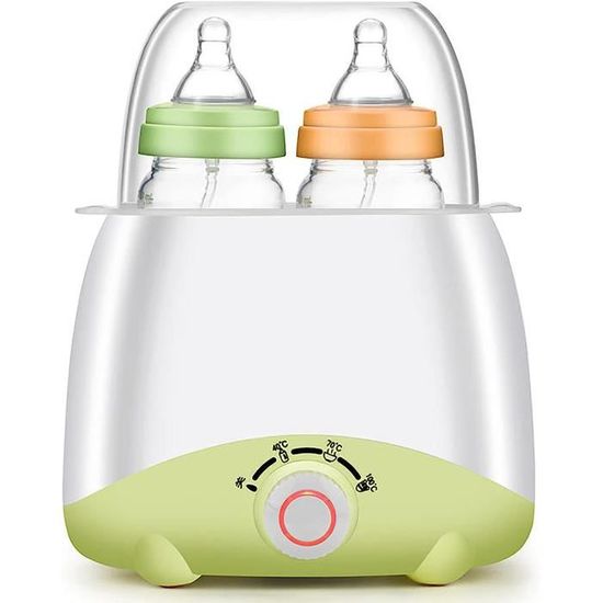 Chauffebiberon, Double Chauffebiberon 3 en 1 pour Chauffer Le Lait Maternel, Formule