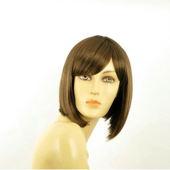 Perruque Femme Courte Brenda 31 Châtain Foncé Cuivré - Synthétique, Neuve