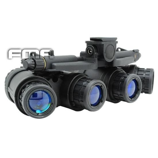 Le noir - casque tactique GPNVG, 18 lunettes de Vision nocturne, modèle NVG, Airsoft tactique