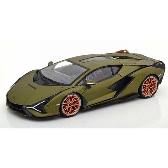 Voiture Miniature de Collection - BBURAGO 1/18 - LAMBORGHINI Sian FKP 37 -  2019 - Green mettalic - 11046GR - Cdiscount Jeux - Jouets