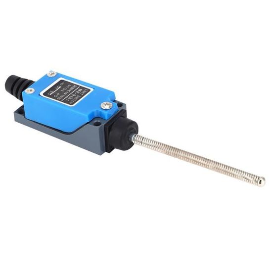Interrupteur Fin De Course ME-8111 – À Levier Rouleau Réglable – 250V AC / 115V DC – 10x2,8x2,5 Cm