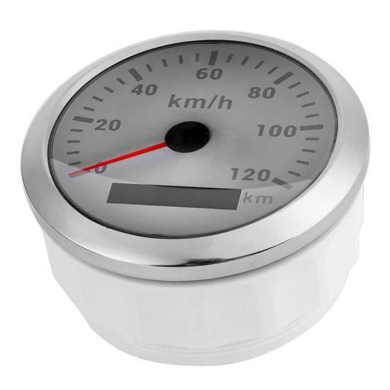 Compteur De Vitesse GPS 85mm 9-32V - Pour Voiture, Bateau, Moto - Précision Satellite, Installation Facile - 7