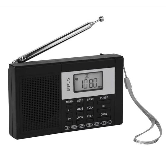 Récepteur Radio FM/MW/D08A, 10 bandes complètes, h... - Grandado