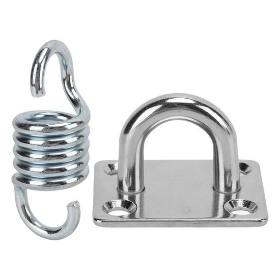 Lot De 2 Crochet à Ressort Hamac En Acier Galvanisé, Ressorts Pour Hamac, Sac De Sable, Fauteuil