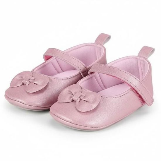 Pantoufles Sirène Rose Pailleté Pour Fille - Chaussons Peluche Douillets Motif Festooning