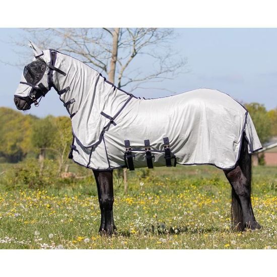 Couverture Pour Cheval Turnout 300g - Imperméable, Respirante, Col Fixe, 600D Ripstop