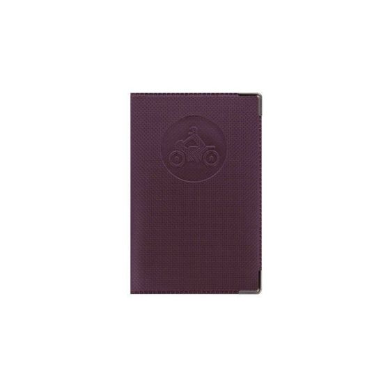 Porte-papiers Voiture Color Pop - Old Rose - Fabrication Française PVC - Format Permis Carte