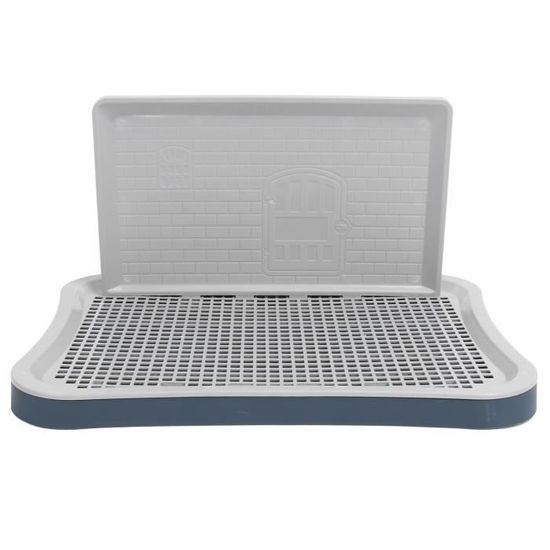 Bac à Litière Pour Chien Antidérapant En Maille - 45.7 X 33 X 5 Cm, Plateau Amovible Facile à Nettoyer Pour Chiots Et Animaux Moyens - 9
