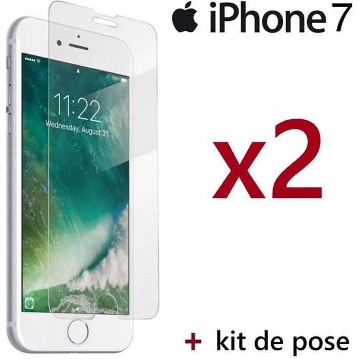 protege ecran verre trempe pour iphone 7