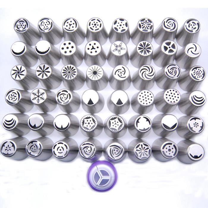 48 douilles gateaux patisserie fleur moule deco Grande Taille