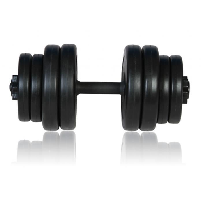 Magnifique Haltere 15 kg revetement plastique