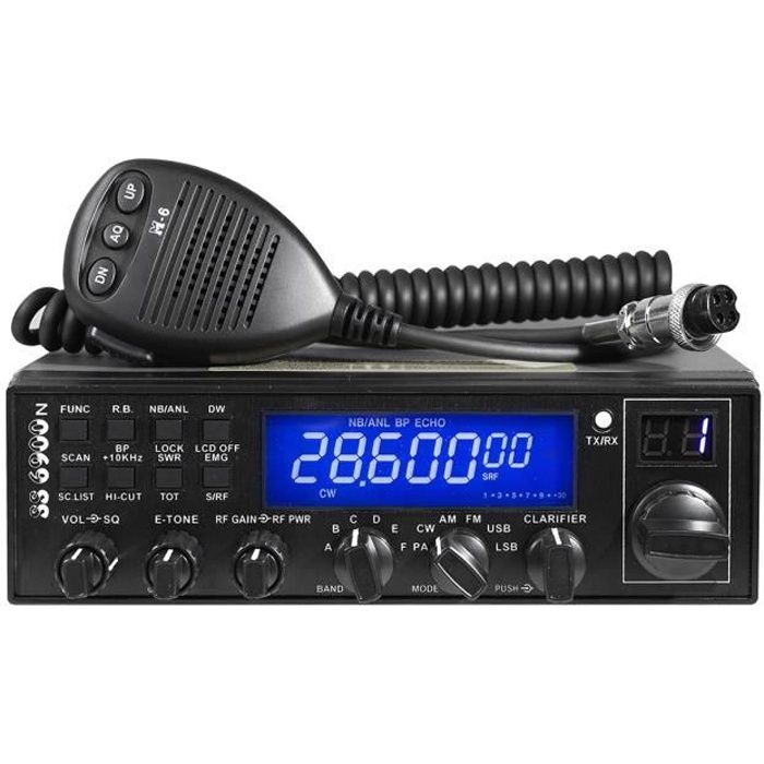 CB CRT SS 6900 N BLUE Station de radio AM - FM - USB - CW - PA