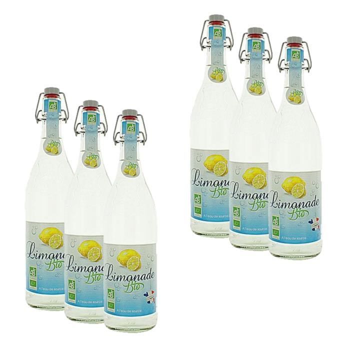 Lot 6x Limonade BIO - bouteille 1L
