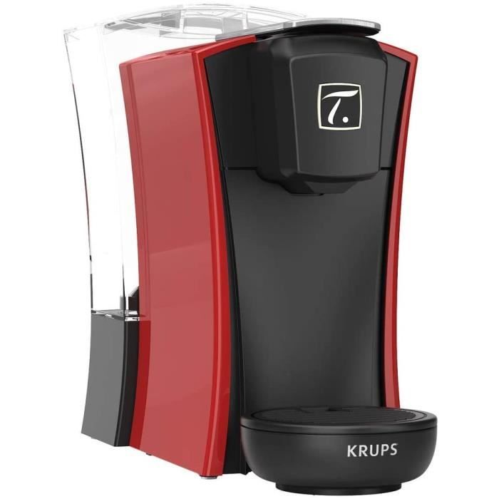 Krups Spécial T Machine à Thé Mini T Théière Electrique à Capsules Rouge YY4120FD