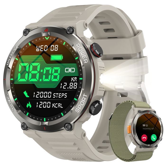 Montre Connectée Femme Homme Blackview Smartwatch Bracelet Fitness 1,3\